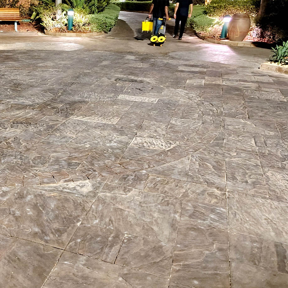 GripBooster wet floor treatment project