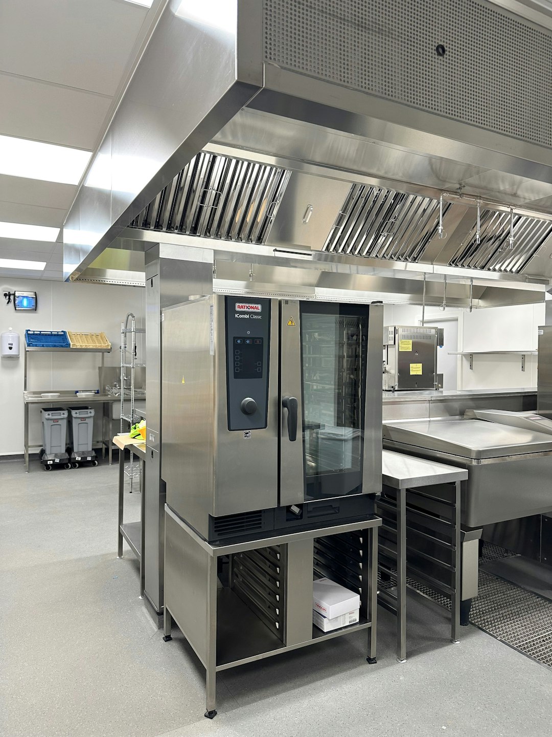 Professional commercial kitchen interior