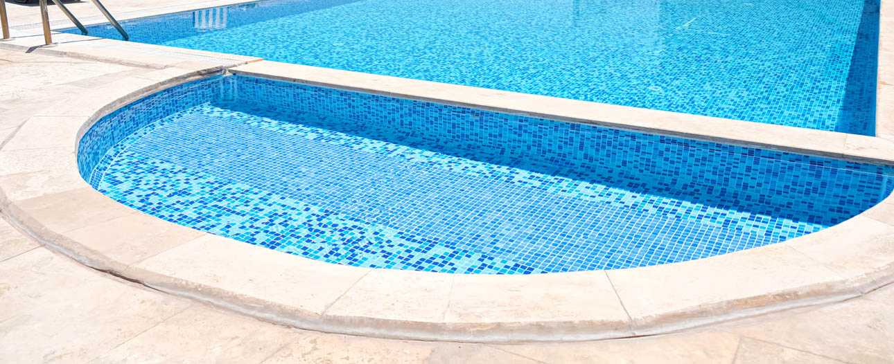 Anti-slip solution for villa pool surrounds in The Springs, Dubai